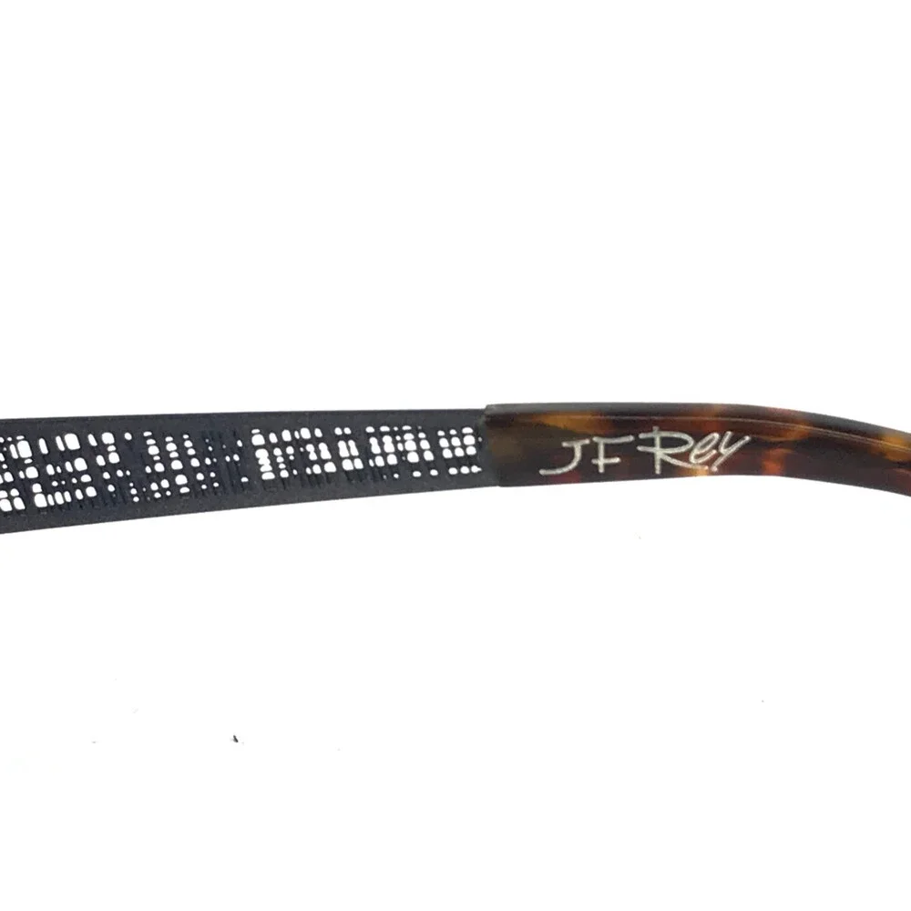 J.F. Rey Eyeglasses Frames JF2586 2090 Matte Brown Blue Square 55-18-145